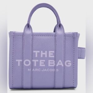 Marc Jacobs The Tote Bag Leather Lavender Crossbody